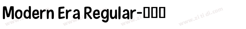 Modern Era Regular字体转换